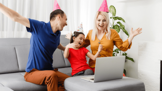 virtual birthday party